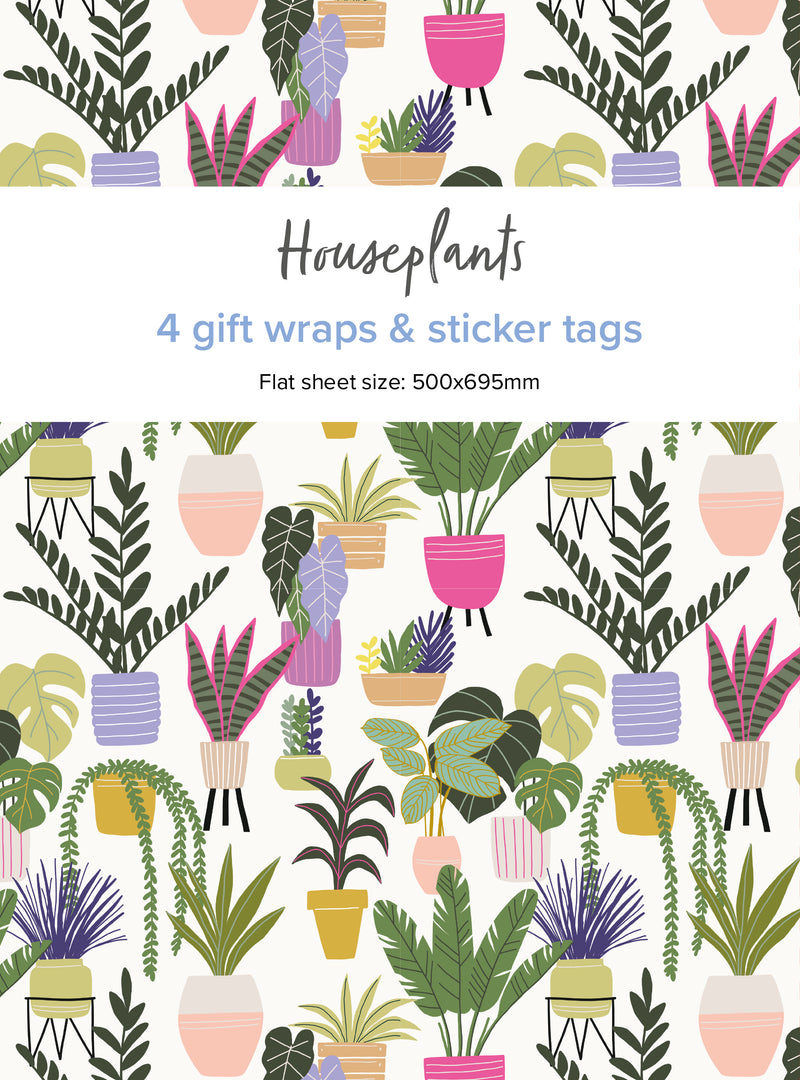 Mind Charity Houseplants Gift Wraps with Tags
