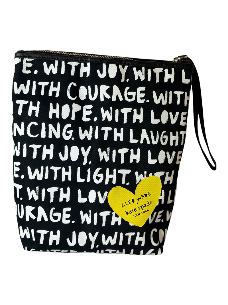 Kate Spade Cleo Wade Limited edition Phrases Bag