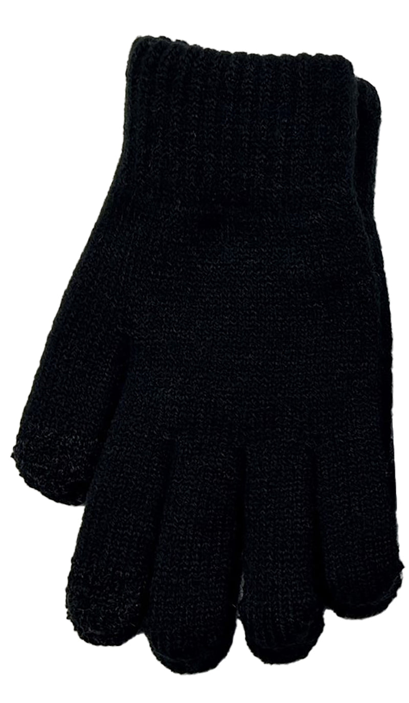 Thomas Calvi Green Label Black Gloves