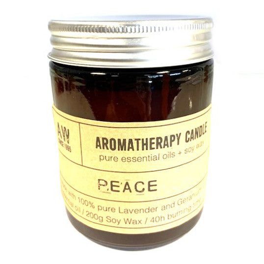 Ancient Wisdom Aromatherapy Soy Candle - Peace