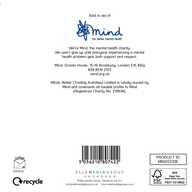 Mind Charity Colourful Balloons Birthday Greeting Card