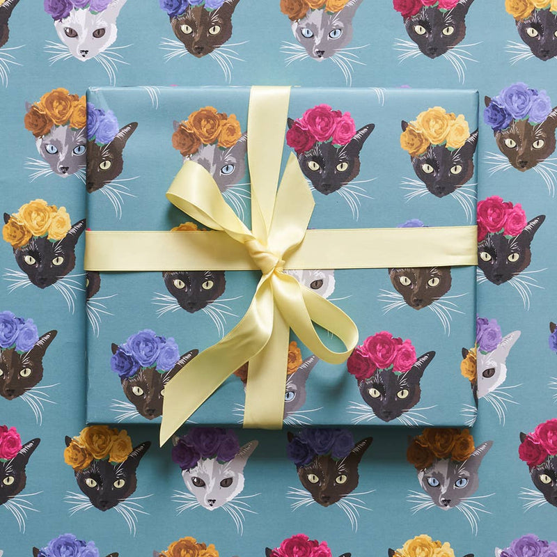 Lorna Syson - Frida Cat Wrapping Paper