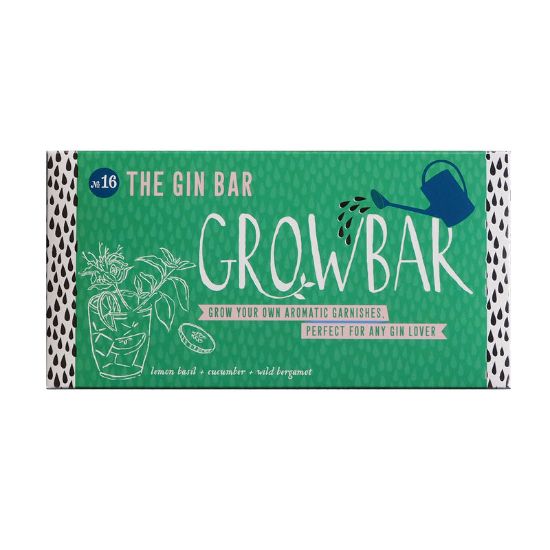 The Gin Bar Growbar Superbly Fragrant Herb Seeds in Coir Bars