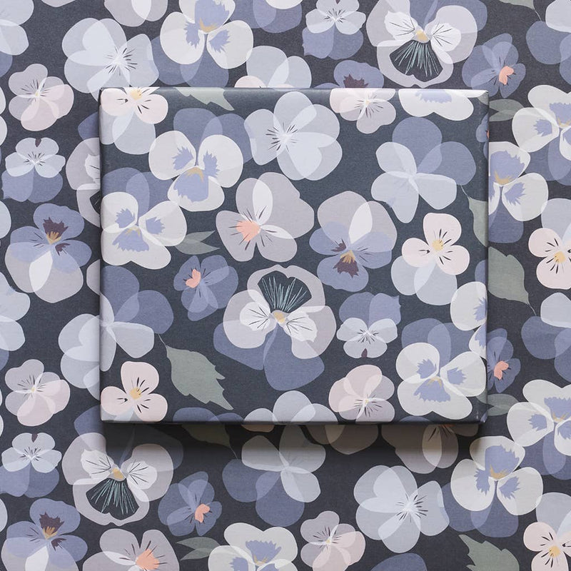 Lorna Syson - Pansy Wrapping Paper