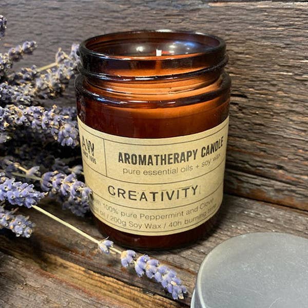 Ancient Wisdom Aromatherapy Soy Candle - Creativity