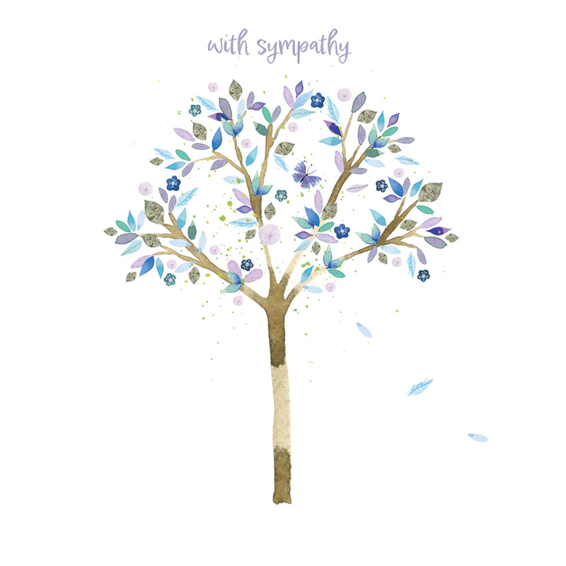 Mind Charity Sympathy Tree Greeting Card