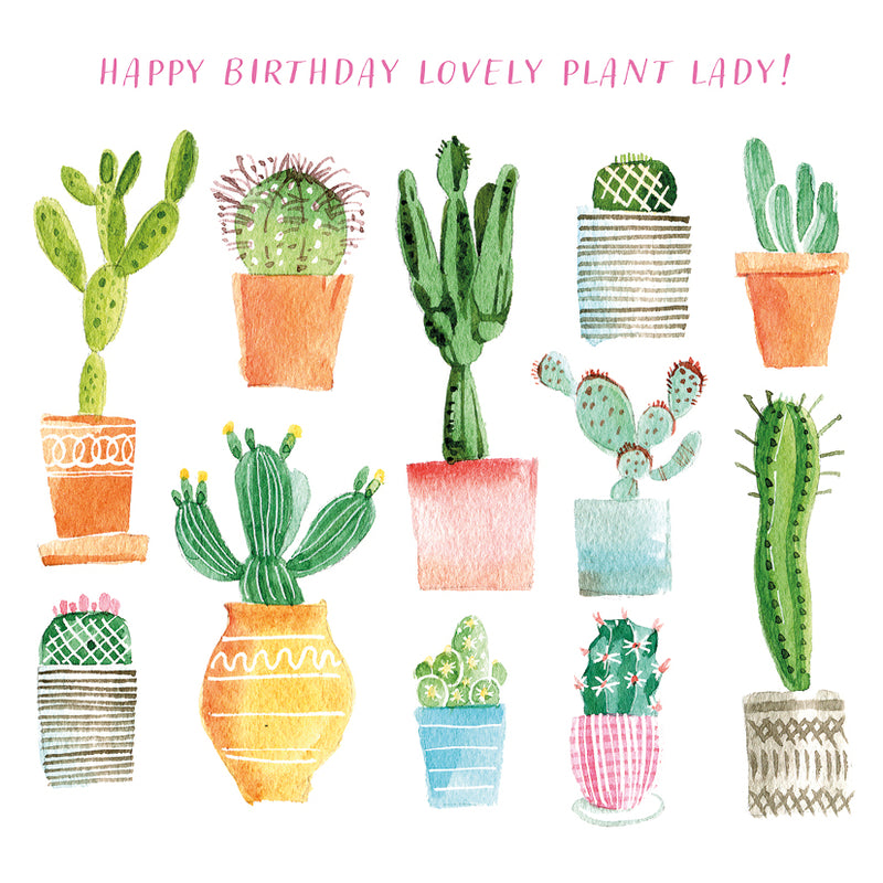 Mind Charity Cacti Birthday Greeting Card