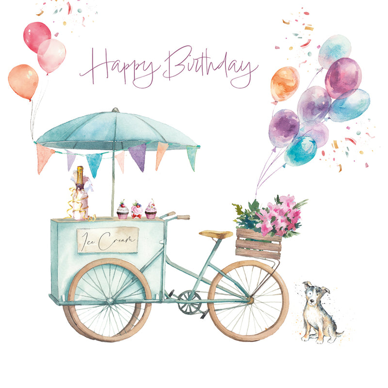 Mind Charity Birthday Bike Greeting Card