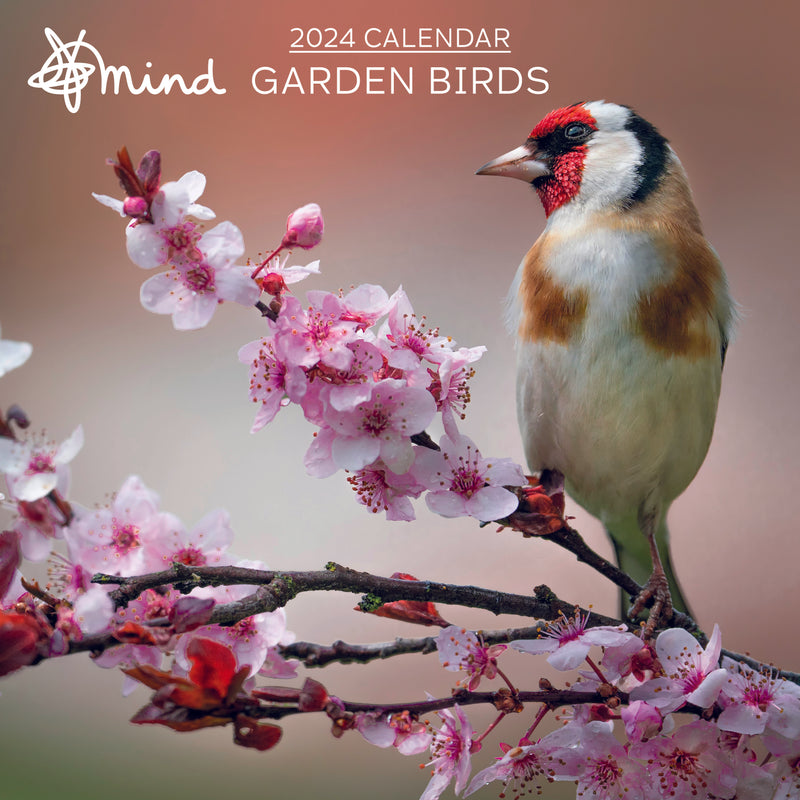 British Garden Birds Mind Charity Calendar 2024