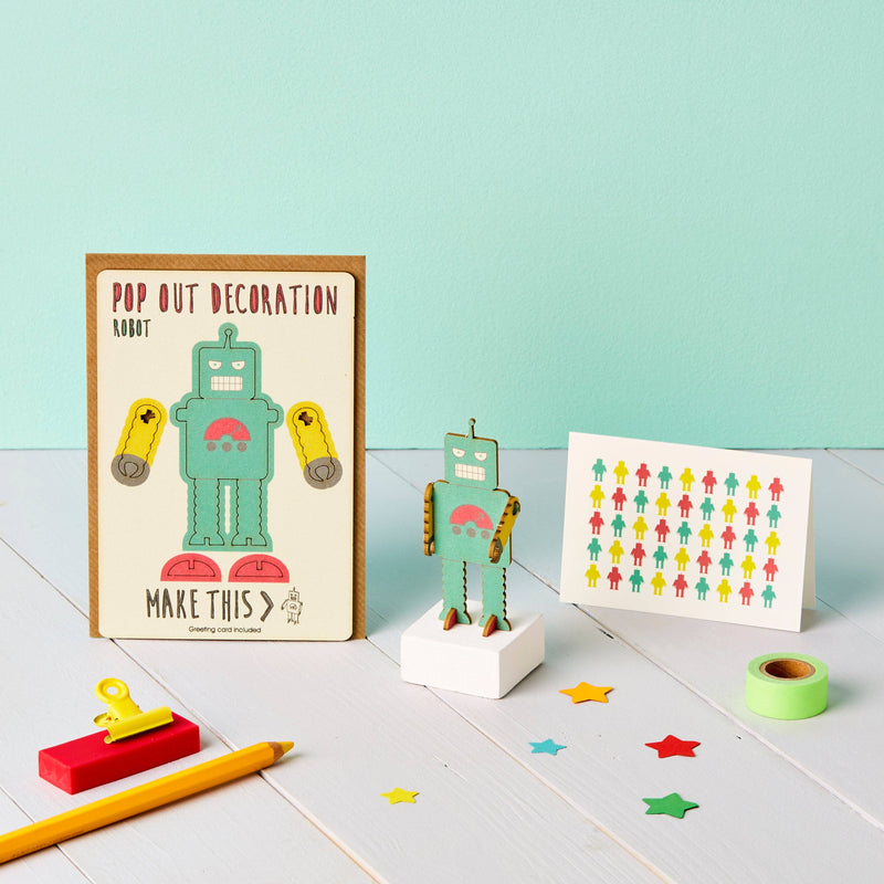 The Pop Out Card Company - Pop Out Robot Greeting Card