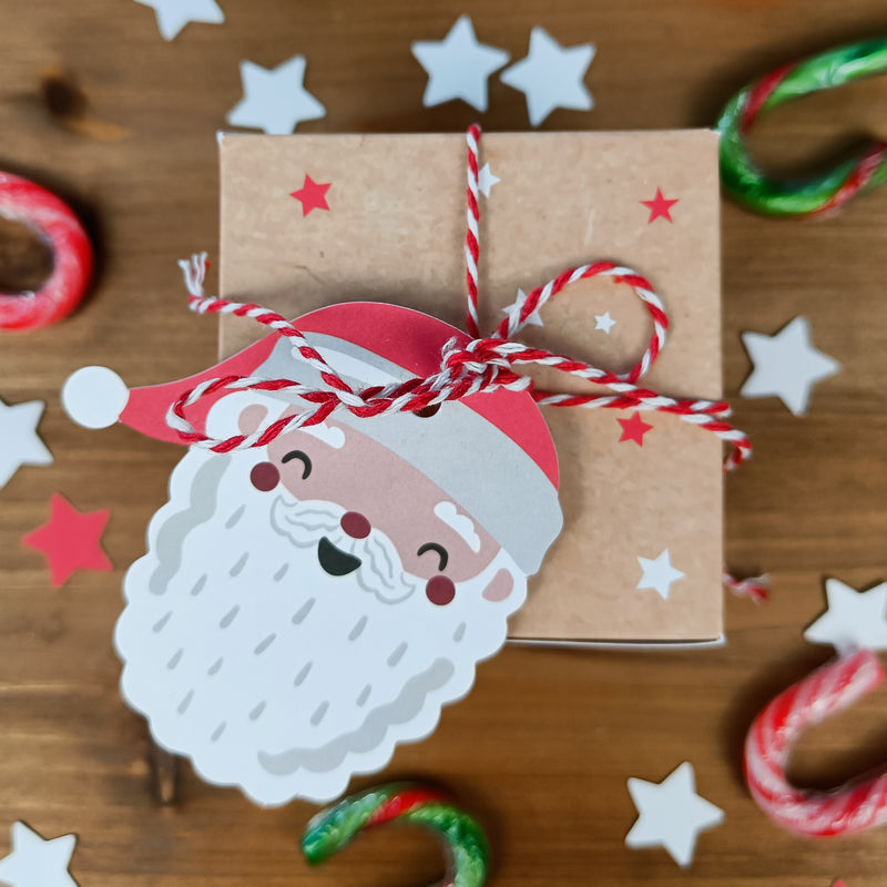 Mind Charity Santa Shaped Festive Hanging Decoration Design Pack of 120