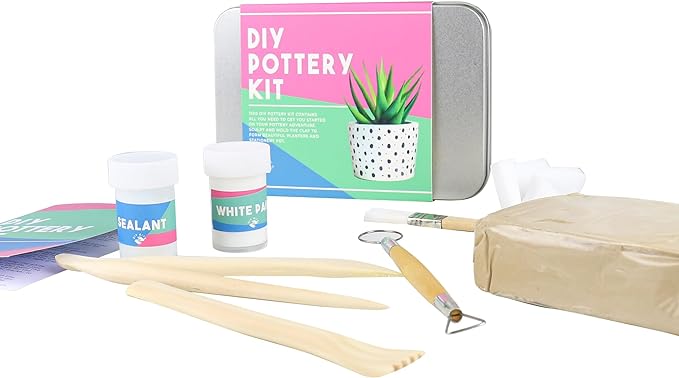 A compact kit featuring assorted tools for DIY potter.