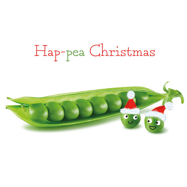 Hap pea Christmas Mind Charity Christmas Cards - Pack of 10