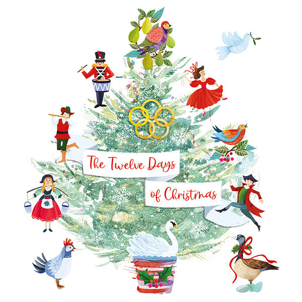 Twelve Days Tree Mind Charity Christmas Cards - Pack of 10
