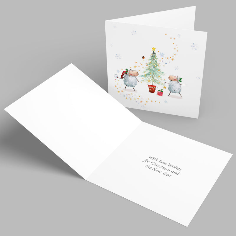 Merry Christmas to Ewe Mind Charity Christmas Cards - Pack of 10