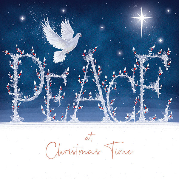 Peaceful Christmas Mind Charity Christmas Cards- Pack of 10