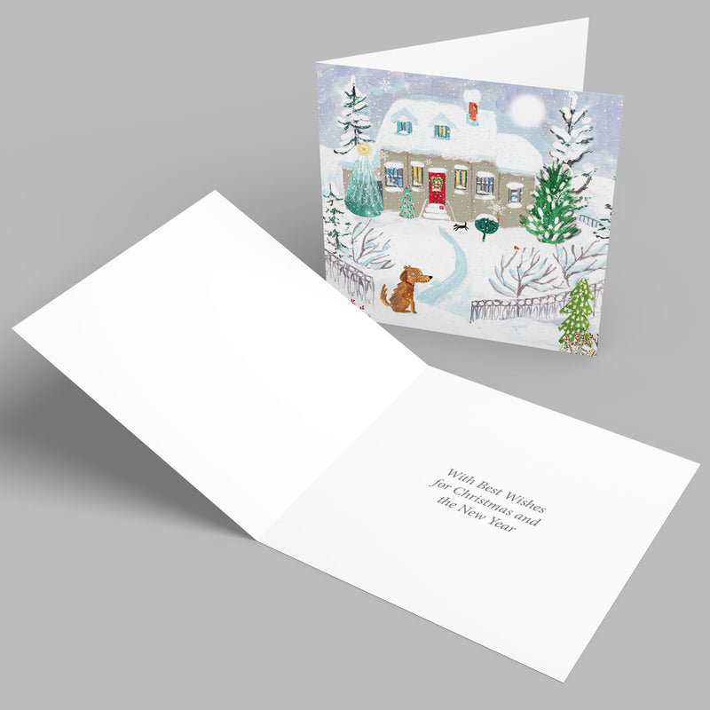 Up the Garden Path  Mind Charity Christmas Cards- Pack of 10