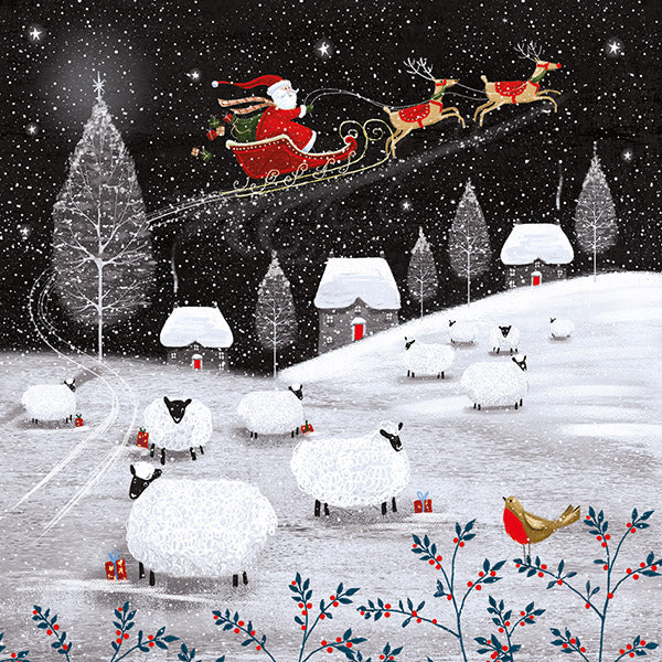 Flying Over the Fields Mind Charity Christmas Cards- Pack of 10