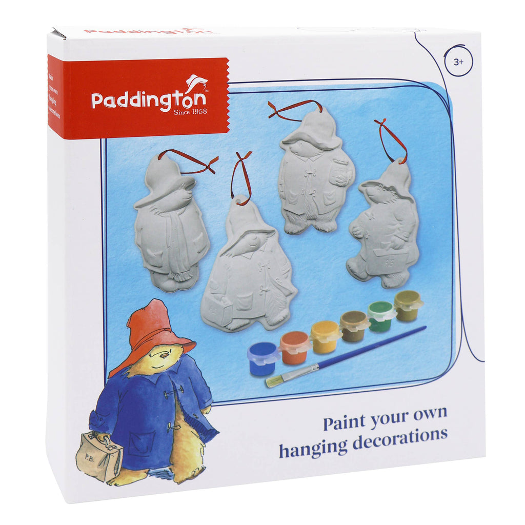 Festive Paddington Bear hanging decorations box, bringing joy and charm to any space or event.