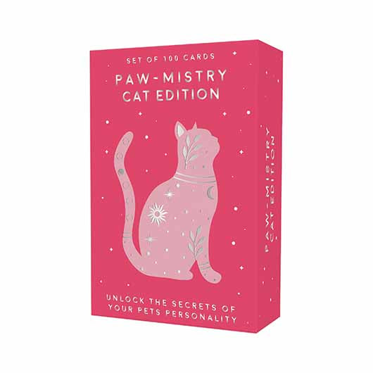 A charming cat with a misty appearance, featured in the Pet Zodiac Card Pack to explore your cat's astrological sign.