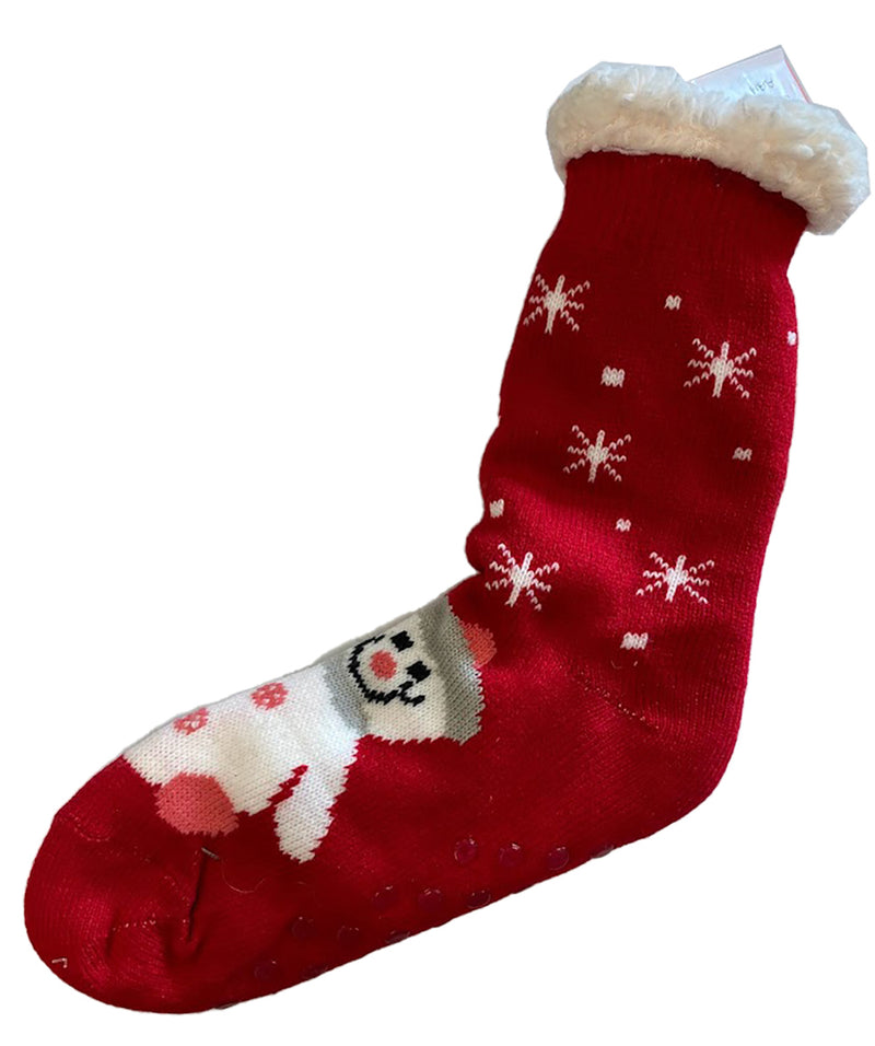 Thomas Calvi Red Chunky Snowman Sock