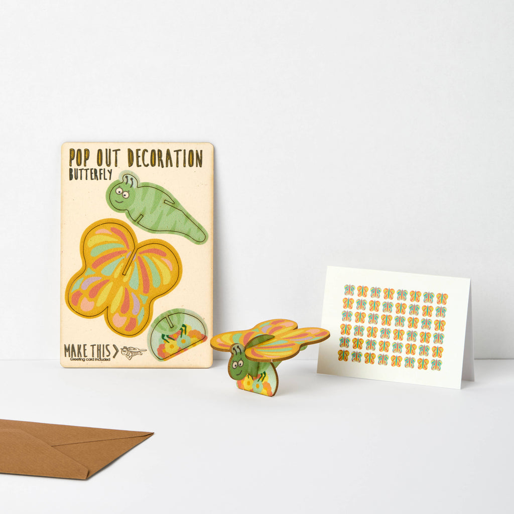 The Pop Out Card Company - Pop Out Butterfly Greeting Card – Mind ...
