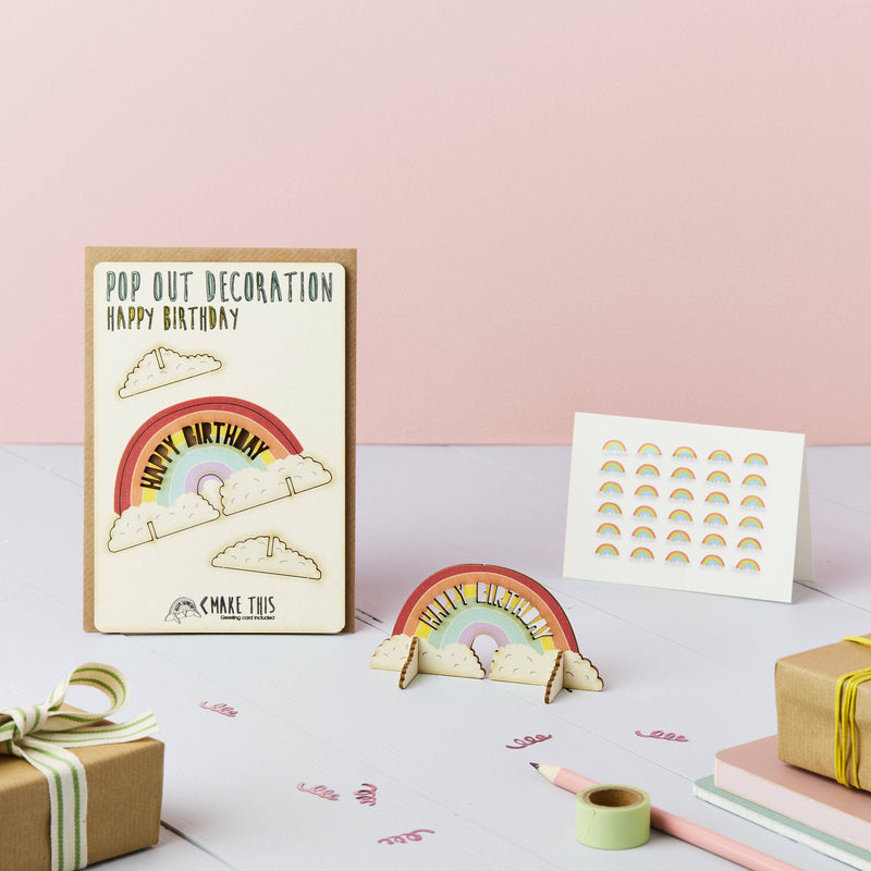 The Pop Out Card Company - Pop Out Happy Birthday Rainbow Card