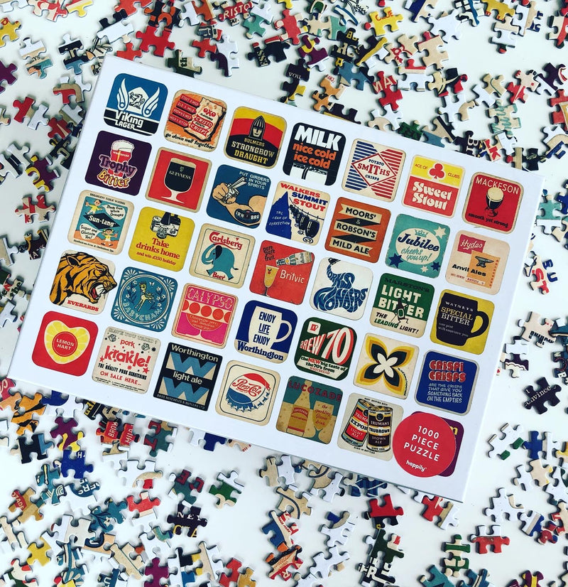Happily Puzzles Mats By Adam Kimberley - 1,000 Piece Premium Puzzle