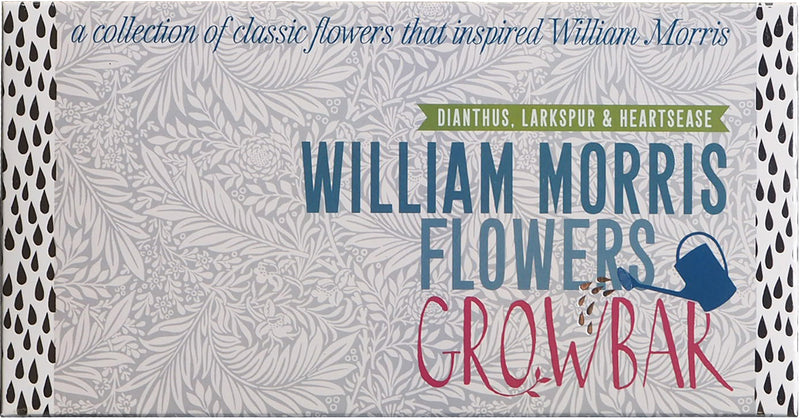 William Morris Flowers Growbar - Seeds in Coir Bars