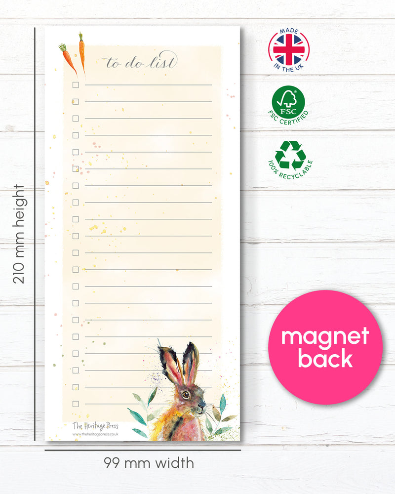 Mind Charity Wise Hare Magnetic To Do List Pad