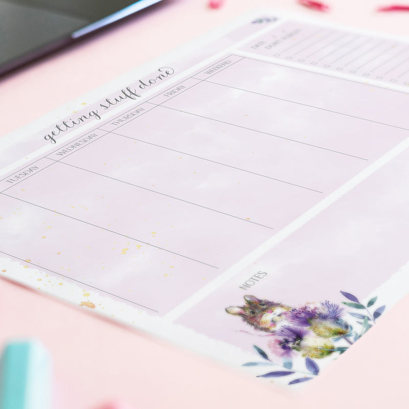 Mind Charity Mouse Weekly Planner
