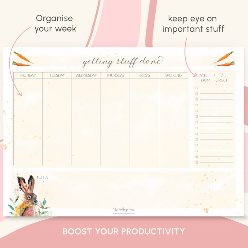 Mind Charity Wise Hare Weekly Planner