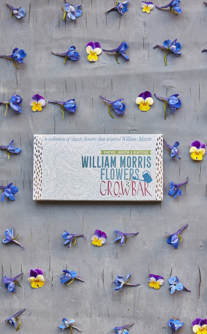 William Morris Flowers Growbar - Seeds in Coir Bars